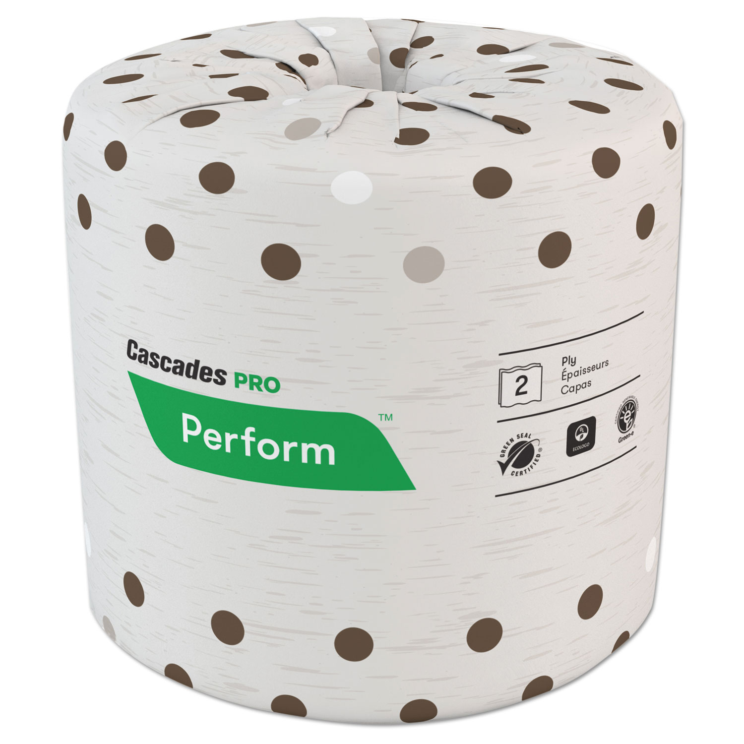 Select Standard Bath Tissue, 2-Ply, White, 4 1/4 x 4, 400/Roll, 80/Carton