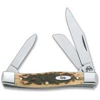 Case 79 Medium Stockman Folding Pocket Knife, 6-1/8 in Opened, 3-5/8 in Closed L, Amber