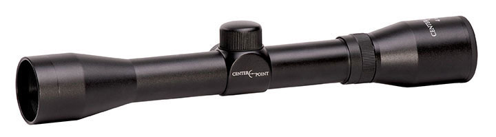 CenterPoint 4x32mm Air Rifle Scope Duplex Reticle with Lens Caps and Dovetail Rings