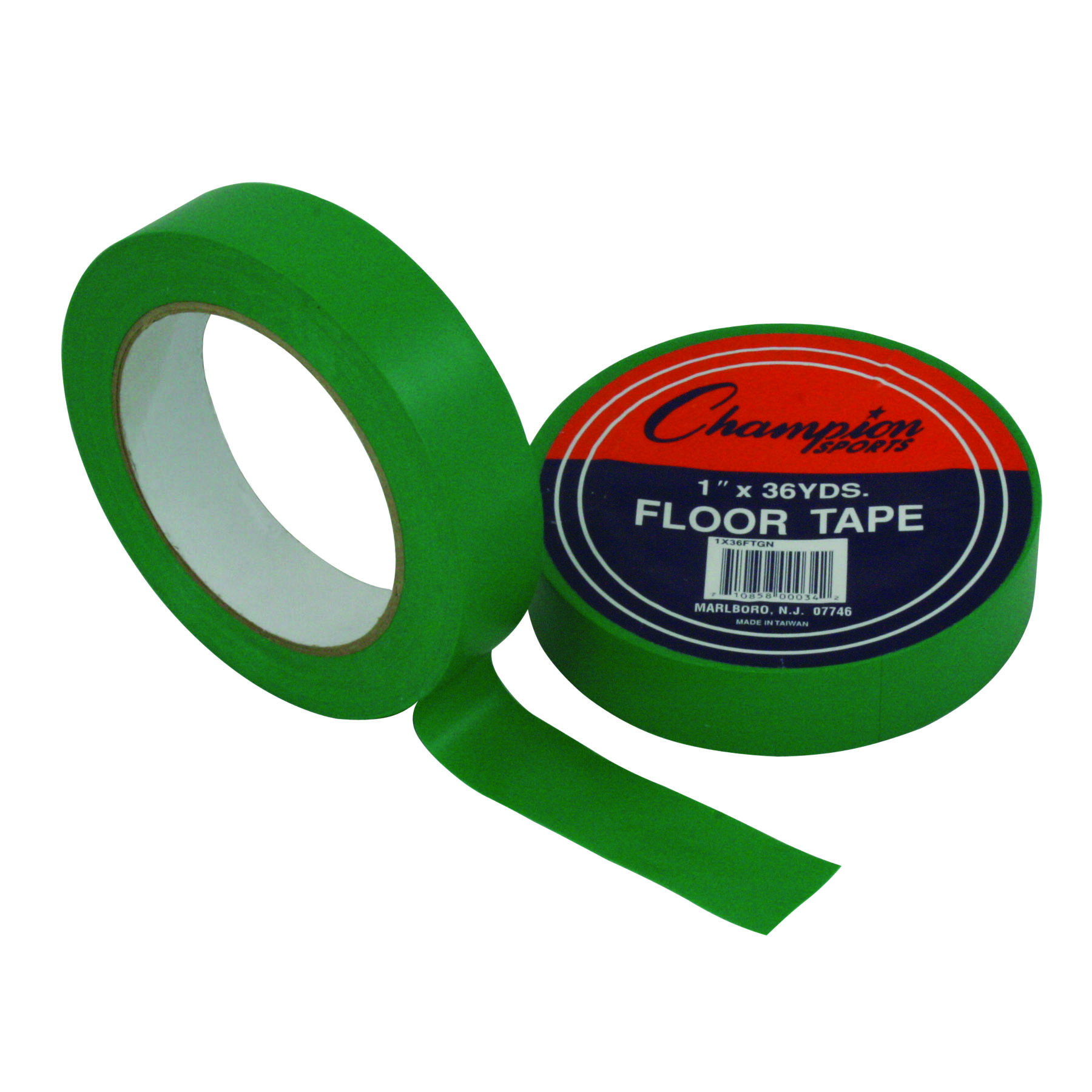 Floor Marking Tape, 1" x 36 yd, Green