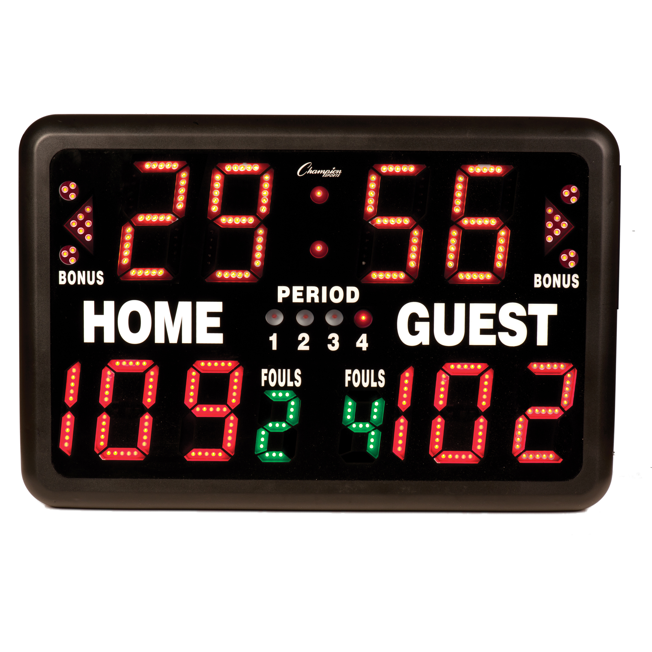 Electronic Scoreboard, Multi-Sport Tabletop Indoor, 24"L x 16"H x 10"D