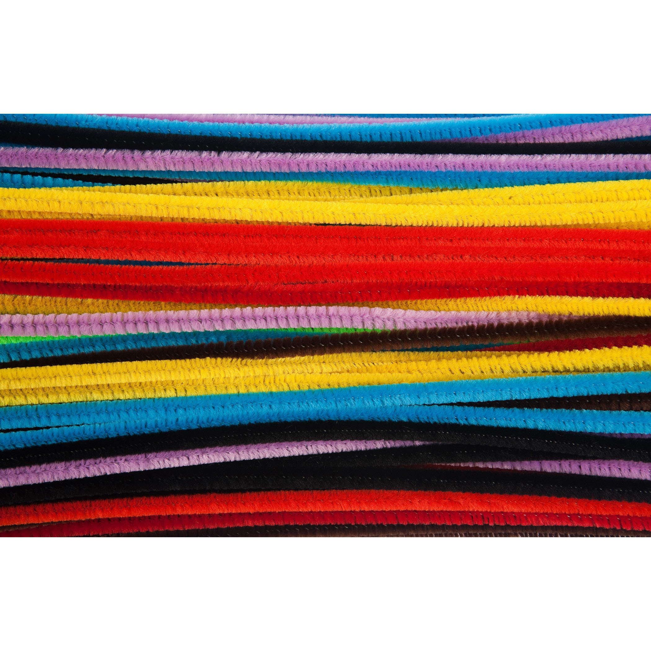 Chenille Stems, 6" Assorted Colors, Pack of 100