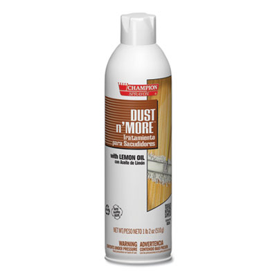 Champion Sprayon Dust Mop Treatment, Lemon, 18 oz Aerosol, 12/Carton