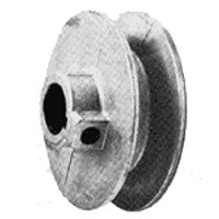 CDCO 200B-1/2 Single V-Grooved Pulley, 1/2 in, 5L, 21/32 X 7/16 in Belt