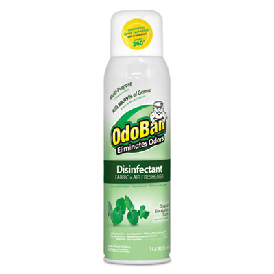 Disinfectant/Fabric & Air Freshener 360 Spray, Eucalyptus, 14 oz Can
