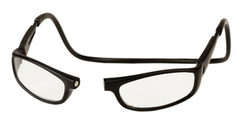CLIC GOGGLES BLACK LONG 175 READING GLASSES MAGNETICALLY CLIC