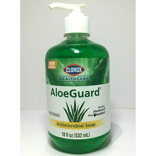 AloeGuard� Antimicrobial Soap, Aloe Scent, 18 oz Pump Bottle, 12/Carton