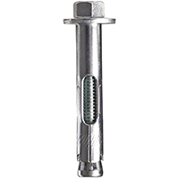 Parasleeve 448N Sleeve Anchor, 3/8 in x 3 in, 1-7/8 in Min Embed, Stainless Steel