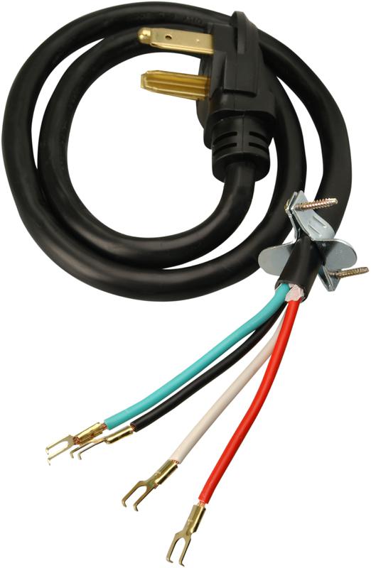 09154 10/4 30A 4 Ft. Dryer Cord