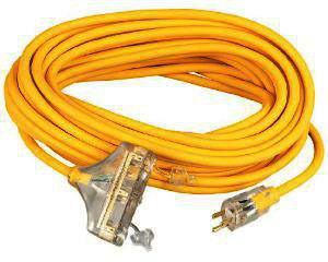 04187 12/3 25 Ft. Yellow Power Bl Cord