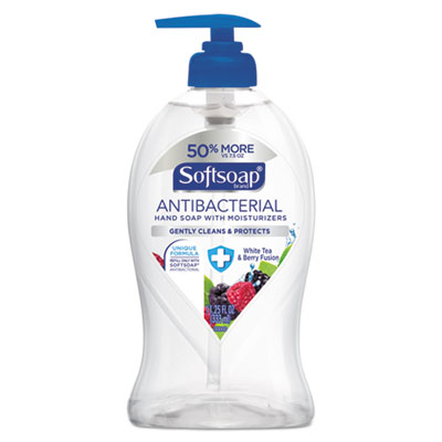 Antibacterial Hand Soap, White Tea & Berry Fusion, 11 1/4 oz Pump Bottle, 6/Ctn