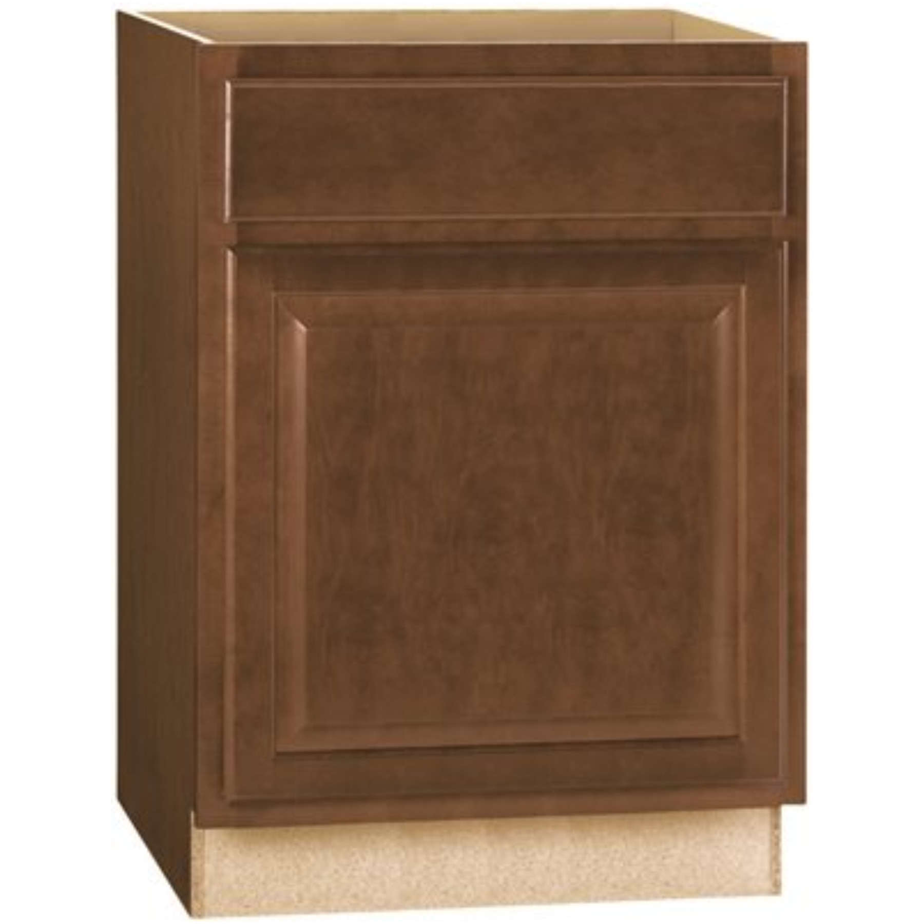 RSI HOME PRODUCTS HAMILTON BASE CABINET, FULLY ASSEMBLED, RAISED PANEL, CAFE, 27X34-1/2X24 IN.