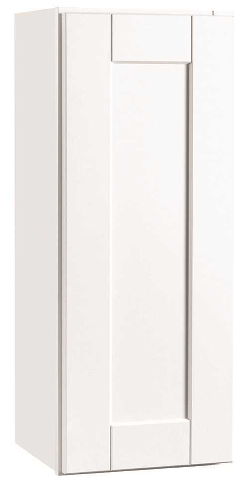 RSI HOME PRODUCTS ANDOVER SHAKER WALL CABINET, WHITE, 12X30 IN.