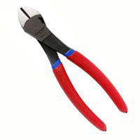 Crescent 5427CV Heavy Duty Solid Joint Diagonal Cutting Plier, 12 AWG, 7 in OAL, Tool Steel