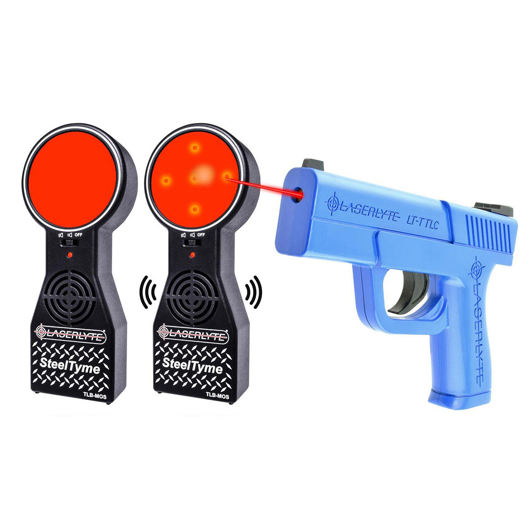 LaserLyte Steel Tyme Laser Trainer Target Practice System with Trainer Pistol