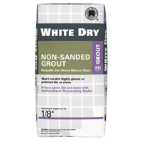 GROUT NONSANDED DRY WHITE 25LB
