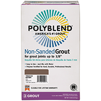 Polyblend PBG6010 Non?Sanded Tile Grout?, 10 lb, Box, NO 60 Charcoal, Solid Powder