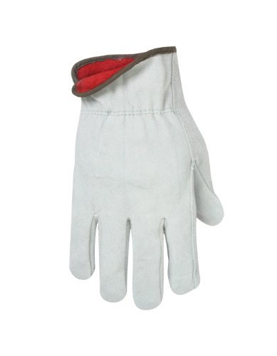 2076X Xl White Cowhide Driver Glove