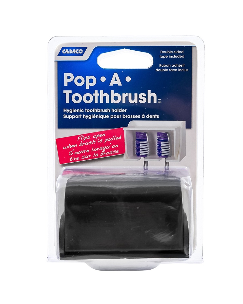 Pop-A-Toothbrush, 2-Brush, Black (E/F)