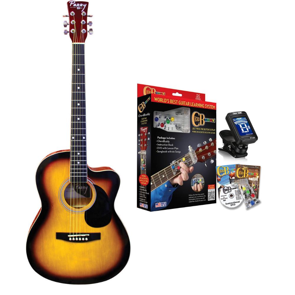 ChordBuddy Perry Youth Cutaway Acoustic Guitar Combo