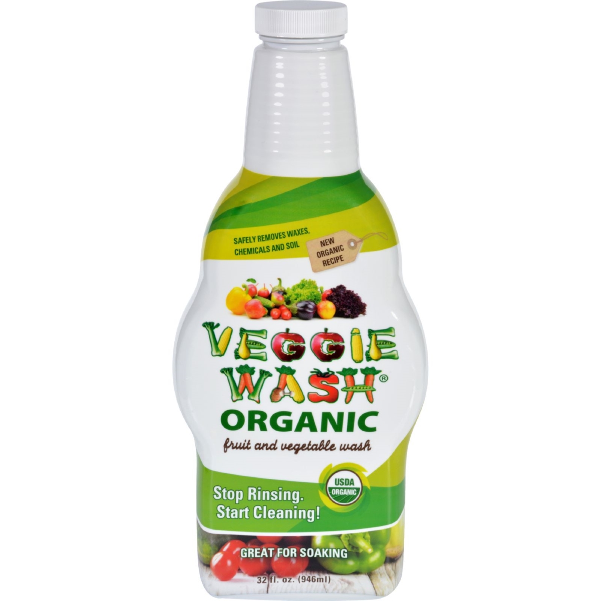 Citrus Magic Veggie Wash Organic Soaking Size Bottle 32 oz