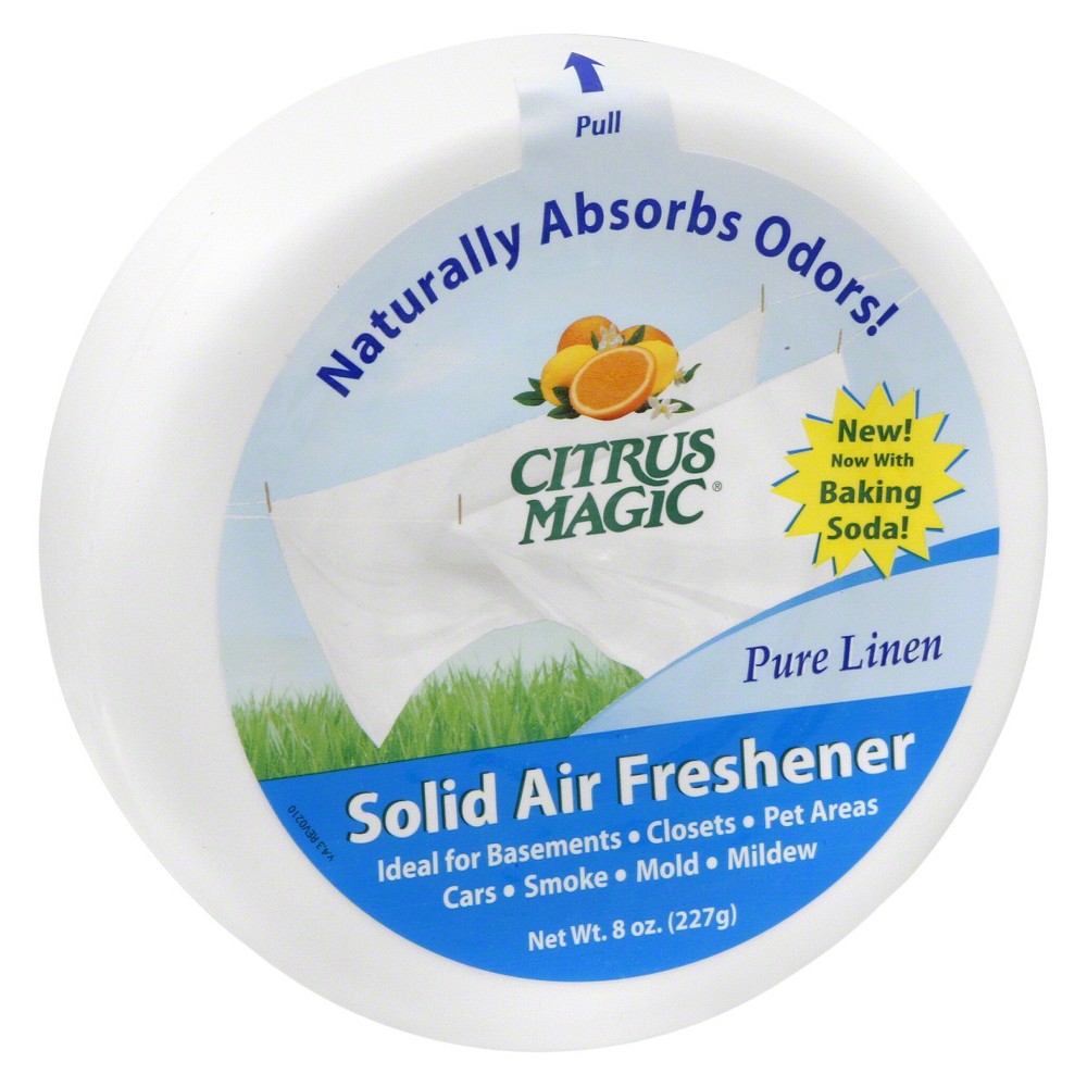 Citrus Magic Solid Air Freshener Pure Linen (6 Pack) 8 Oz