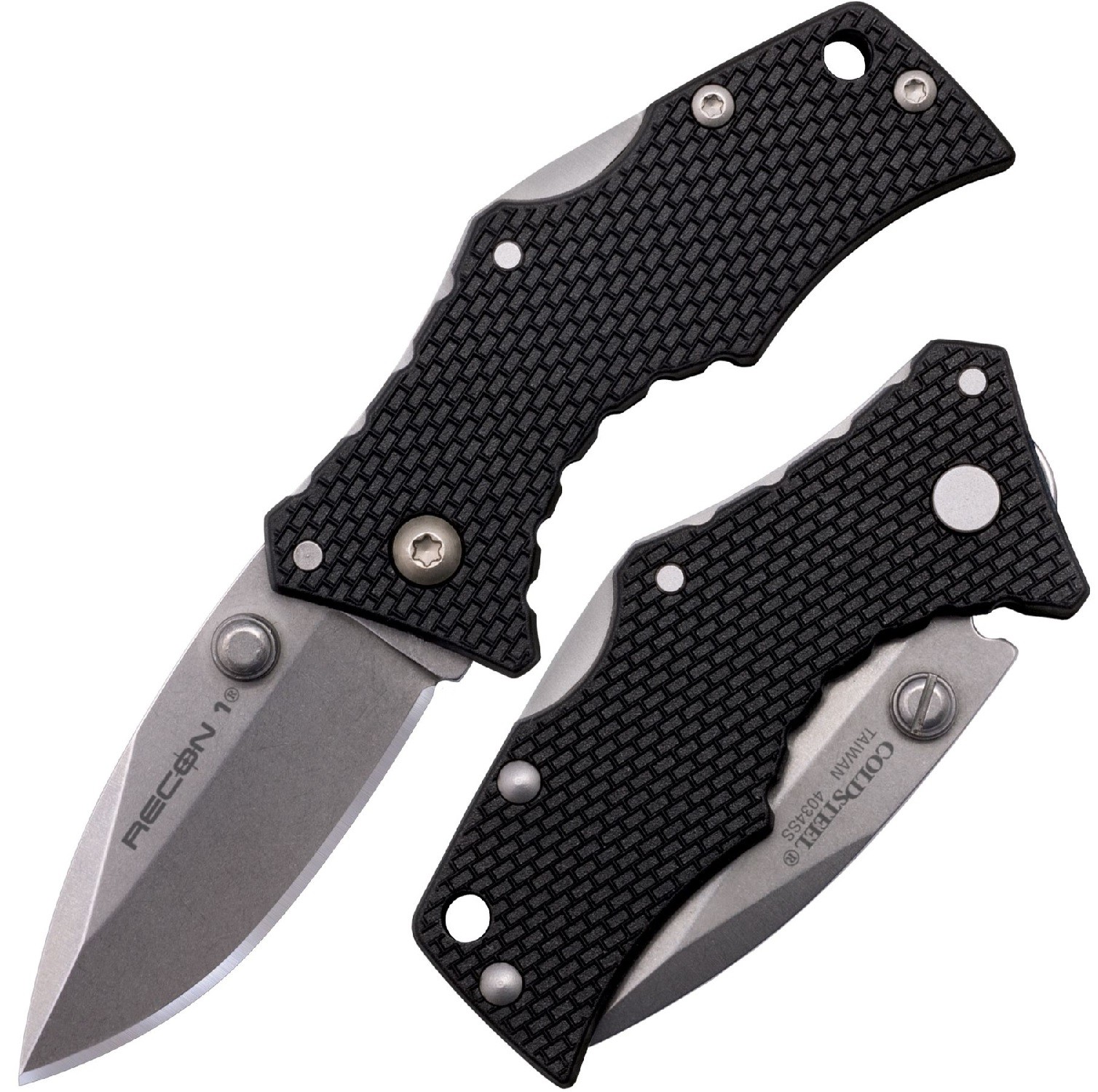 Cold Steel Micro Recon 1 Spear Pt Folder 2in Blade G10 Hndl
