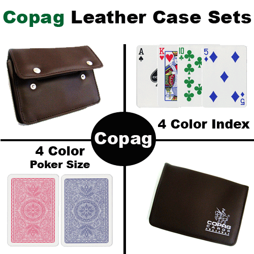 4 color Poker Regular Leather Case