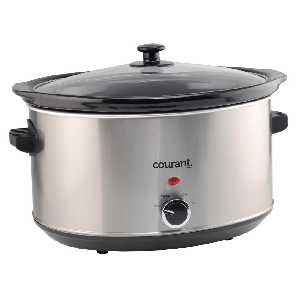 COURANT 8.5QT OVAL SLOW COOKER S. STEEL