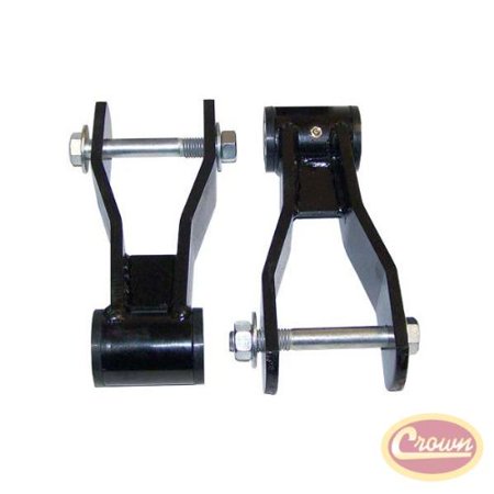 84-01 XJ CHEROKEE (PROVIDES 15IN OF LIFT)/86-93 MJ COMANCHE (PROVIDES 75IN OF LIFT) HD SHACKLE KIT