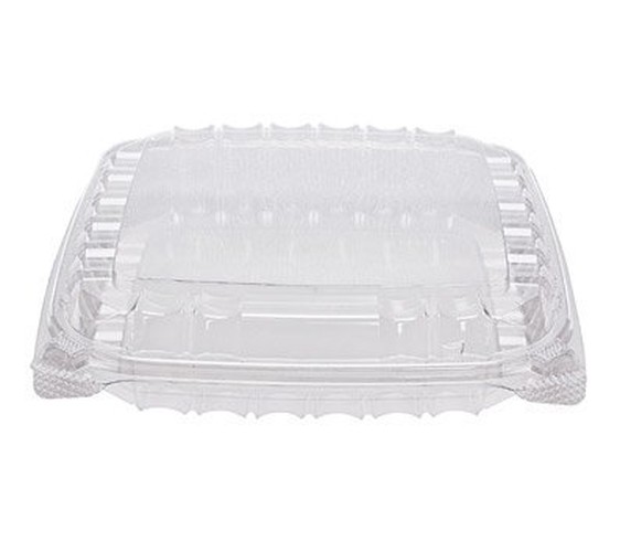 ClearSeal Large Plastic Hinged Container, 200 Containers 