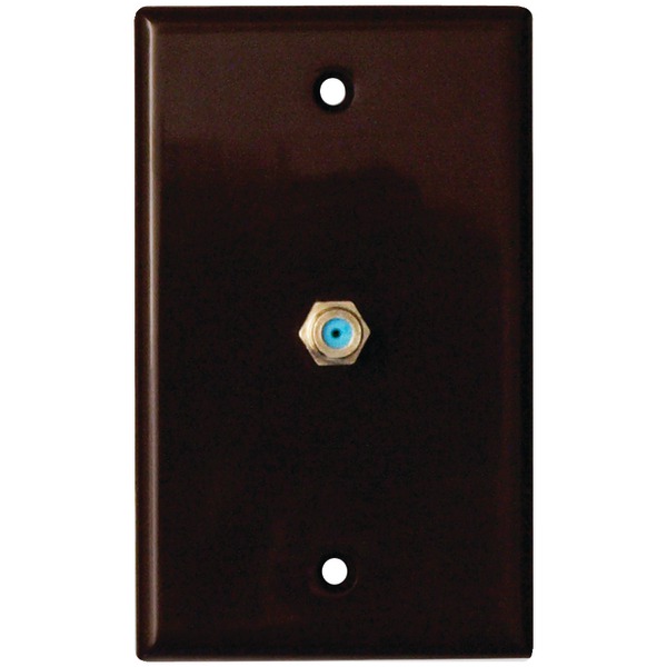 DATACOMM ELECTRONICS 32-2024-BR 2.4GHz Coaxial Wall Plate (Brown)