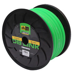 DB 0Ga 50Ft Green Power Cable Power Wire