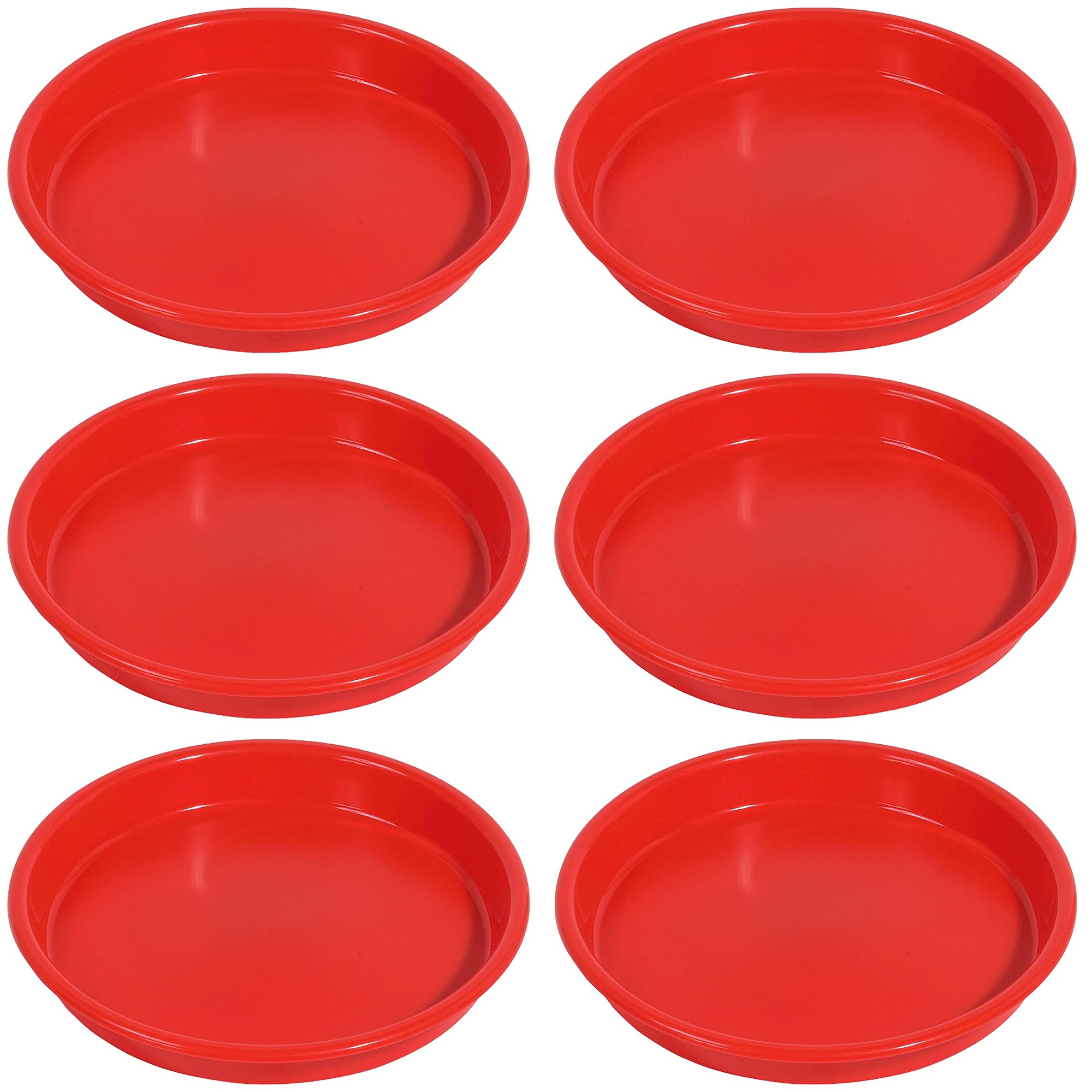 Little Artist's Antimicrobial Craft Tray, 13" Diameter, Red