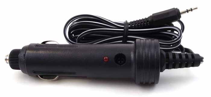 12 VOLT DC FUSED CIG CORD WITH RED LED INDICATOR