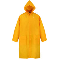 Diamondback PY-800L PVC/Poly Raincoats, With Removable Hood, L
