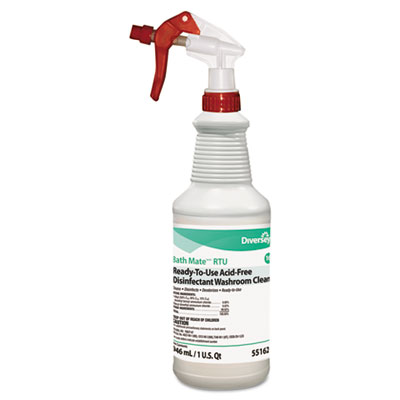 Bath Mate Acid-Free RTU Disinfectant/Cleaner, Fresh, 32oz Spray Bottle