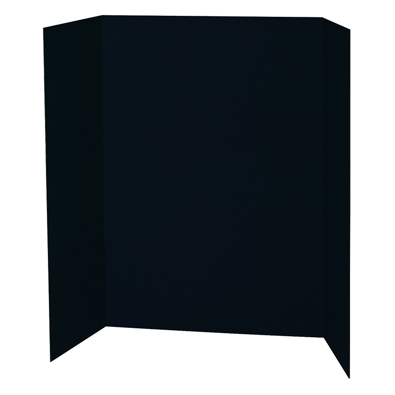 Presentation Board, Black, Single Wall, 48" x 36", 1 Board