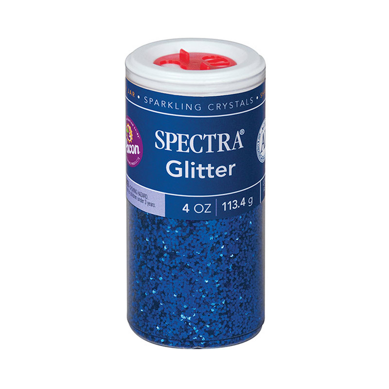Glitter, Blue, 4 oz., 1 Jar