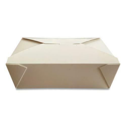 Takeout Containers, 7.75 x 5.51 x 2.48, White, 200/Carton