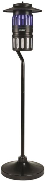 Dynatrap DT1250 Insect Trap With Pole Mount, 12.6 x 44 in Dia, Black