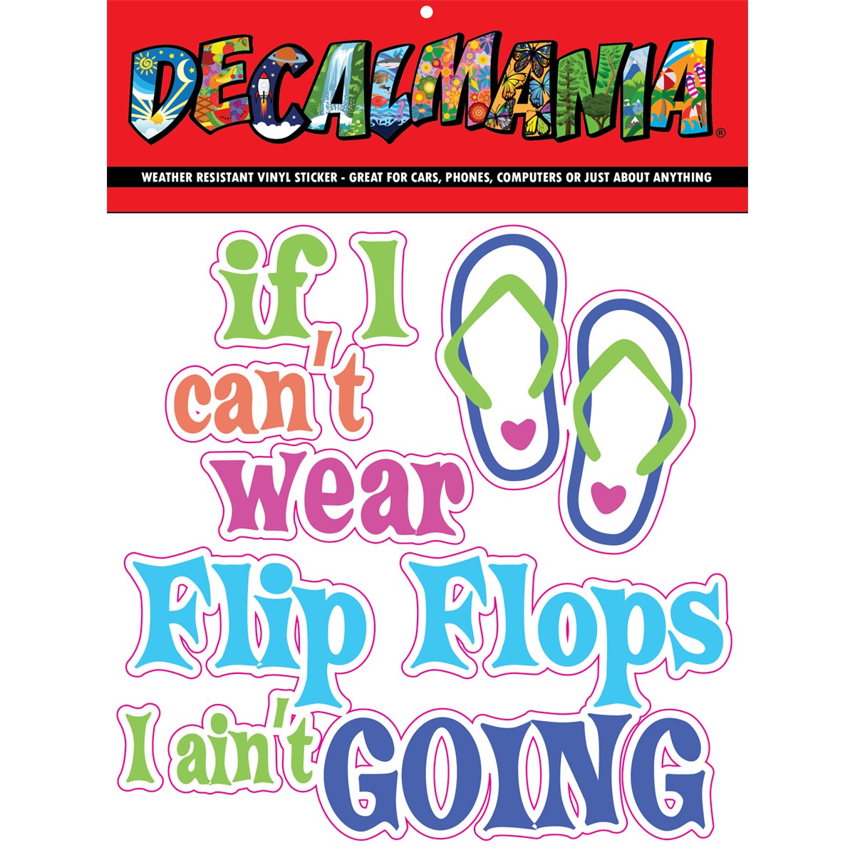 DecalMania - If I Cant Wear 1PK 6in