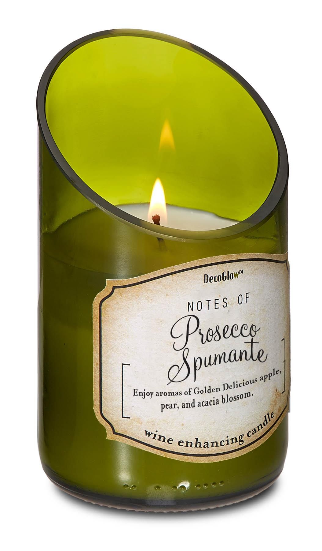 Wine Bottle Prosecco Scented Candle