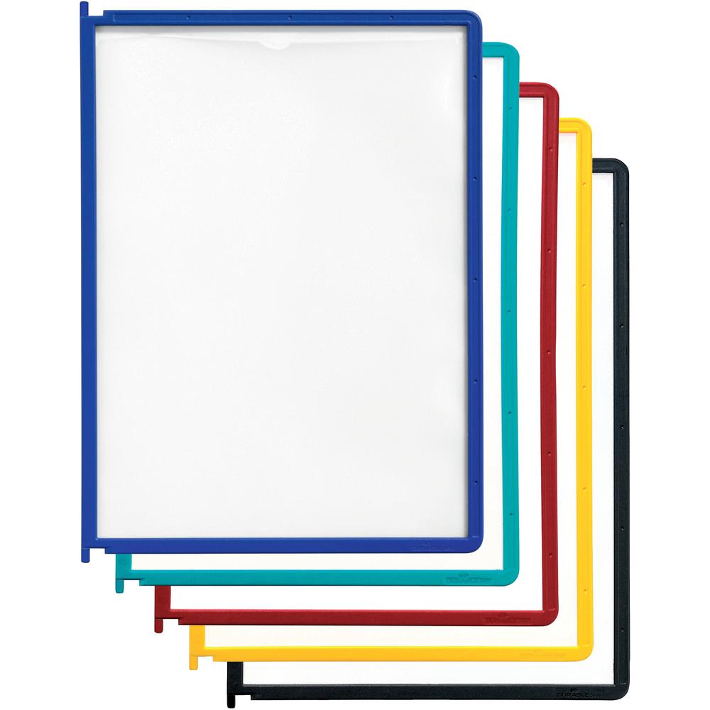 DURABLE INSTAVIEW Replacement Panels for Reference Display System - Replacement Panels - Assorted - 5 Pack - INSTAVIEW