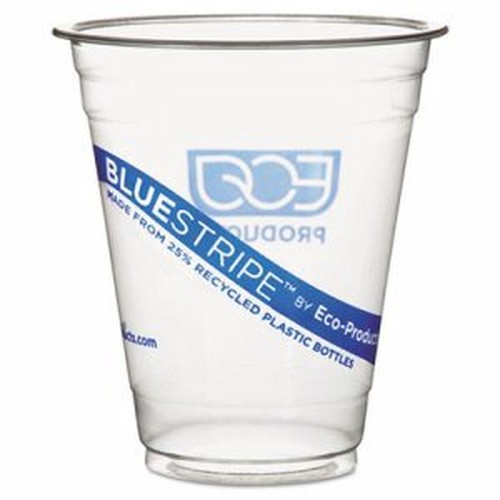 BlueStripe 25% Recycled Content Cold Cups Convenience Pack, 12 oz, 50/Pk