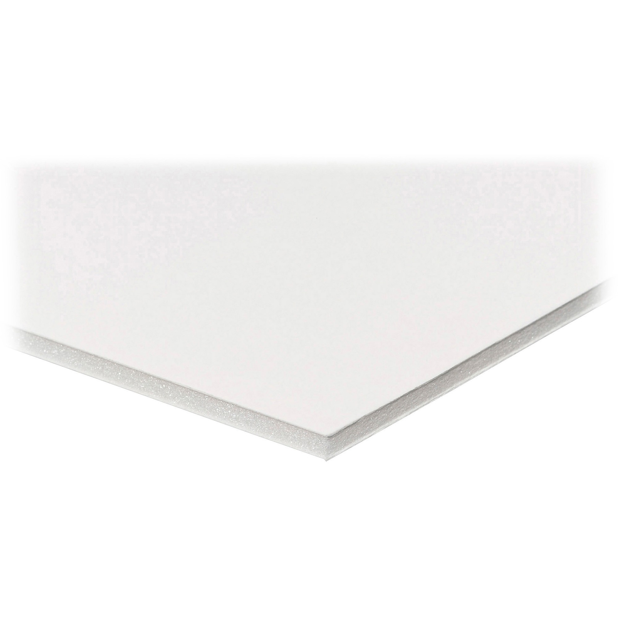 Polystyrene Foam Board, 30 x 40, White Surface and Core, 10/Case