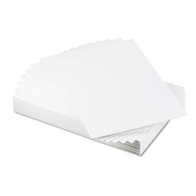 CFC-Free Polystyrene Foam Board, 20 x 30, White Surface and Core, 25/Carton