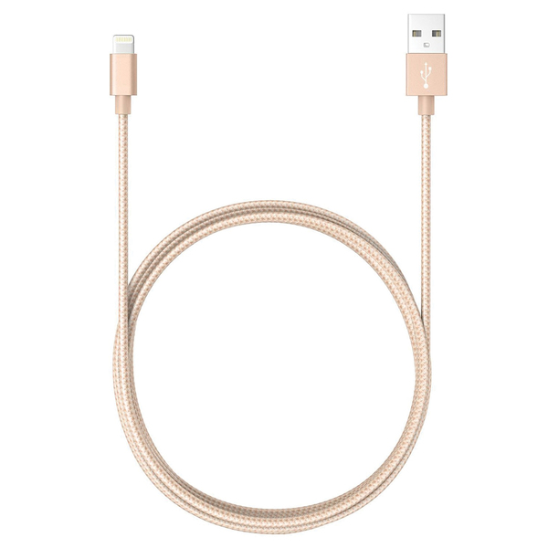 3FT LIGHTNING CABLE GLD
