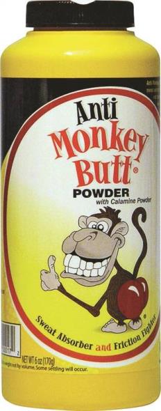 Anti Monkey Butt 817006 Original Anti-Friction Powder, 6 oz, Bottle, Powder