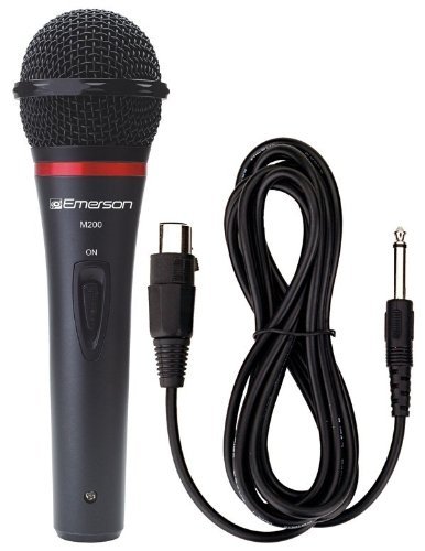 KARAOKE USA M200 Professional Dynamic Microphone with Durable Metal Case & Grille